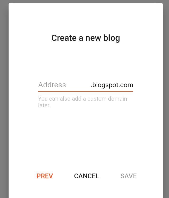 creating a blog on blogger 