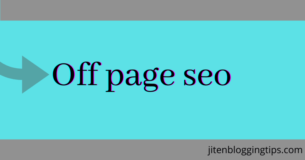 how to do off page seo