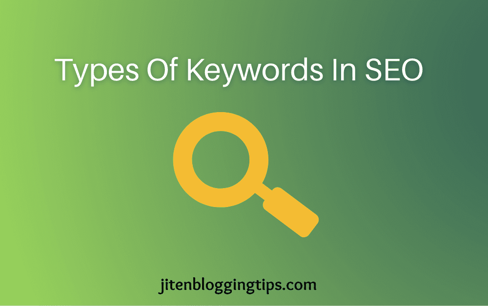 types of keywords in seo