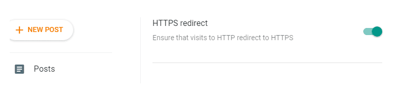 enable https in blogger