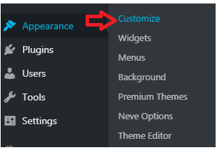 how to customize theme in WordPress 
