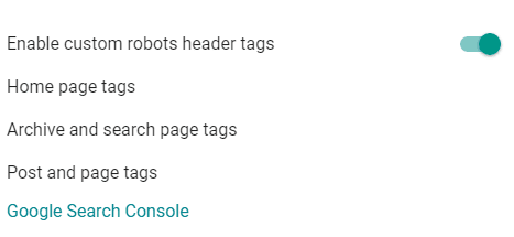 seo settings of blogger blog