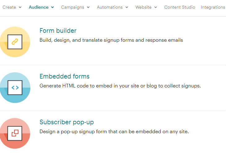 how to embed form with mailchimp