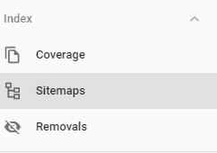 go to sitemap in google search console