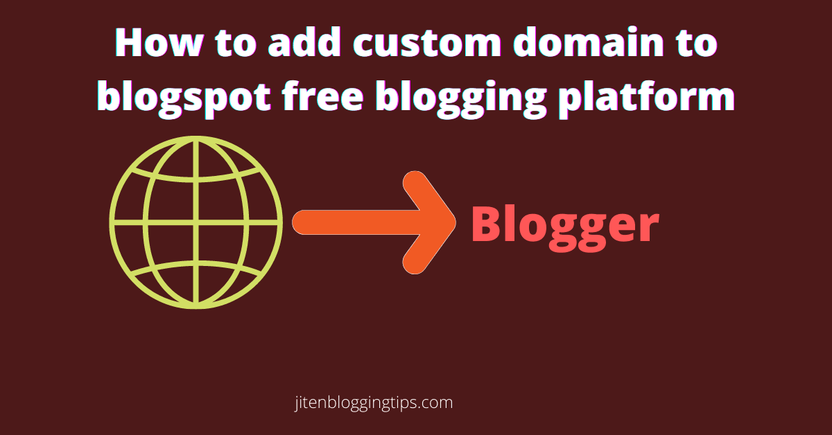 how to connect domain to blogger.