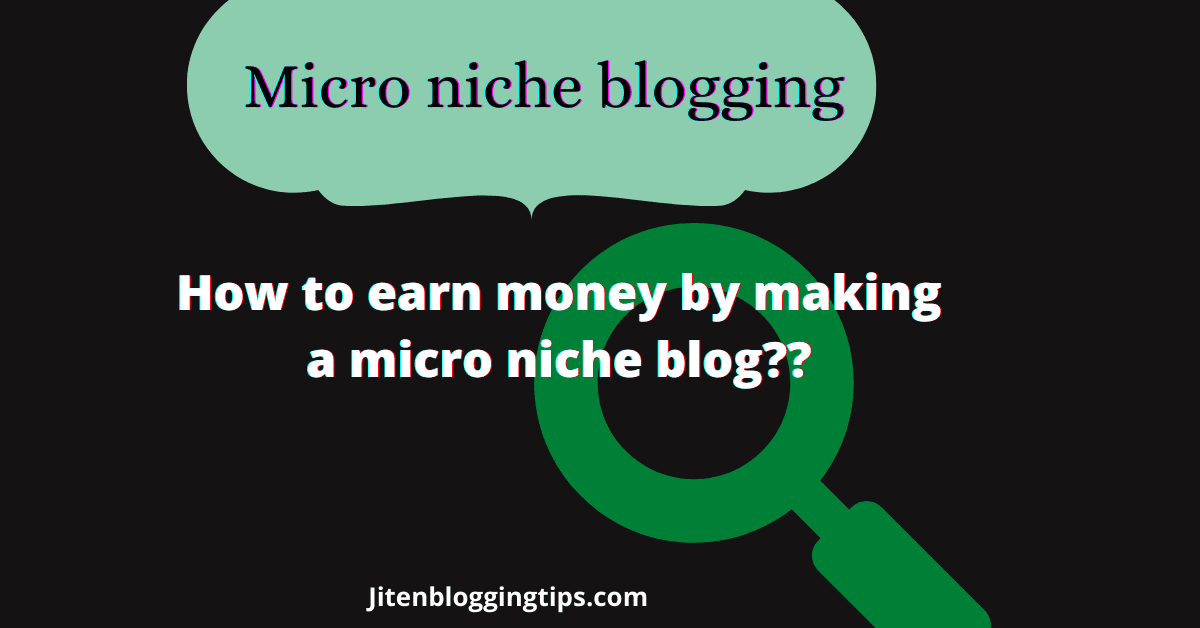 micro niche blogging