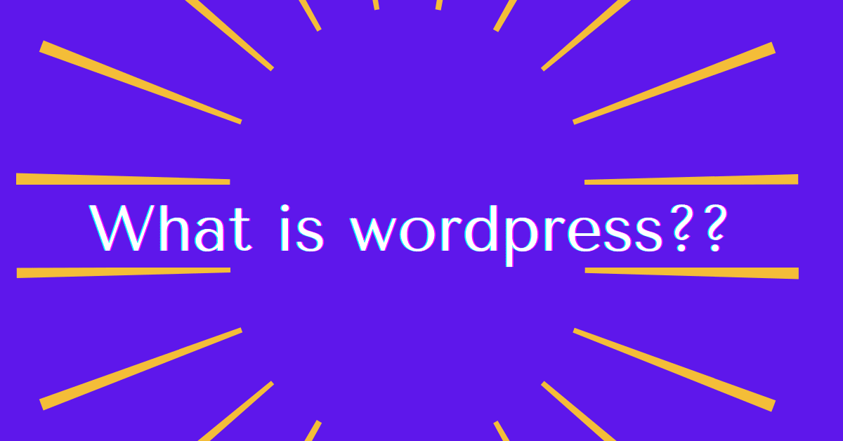 what is wordpress.