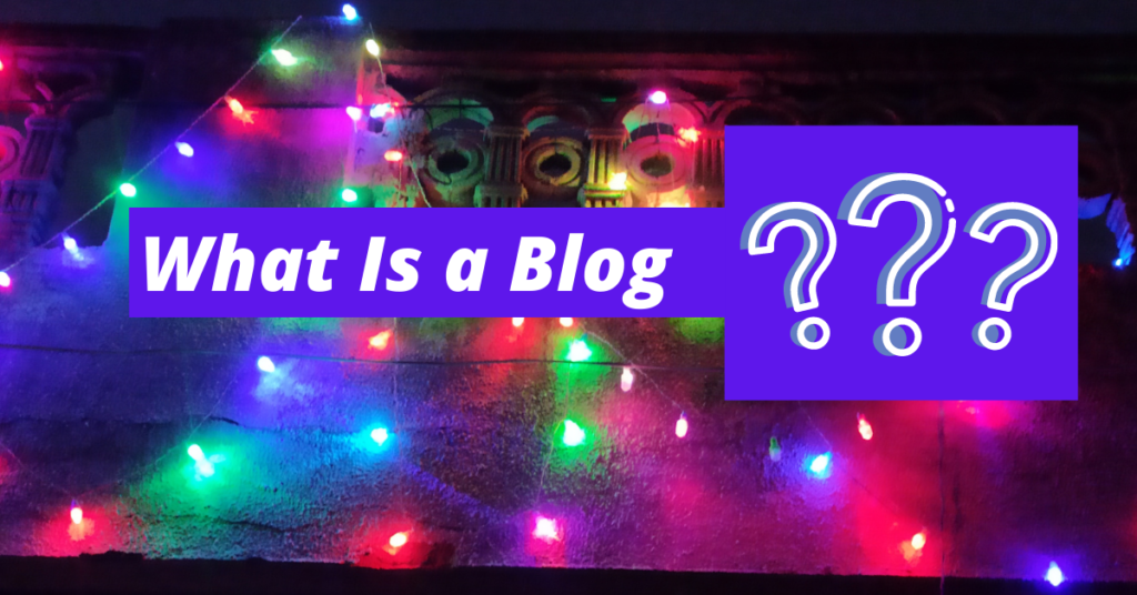 what is a blog 