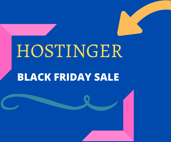 hostinger black friday sale 
