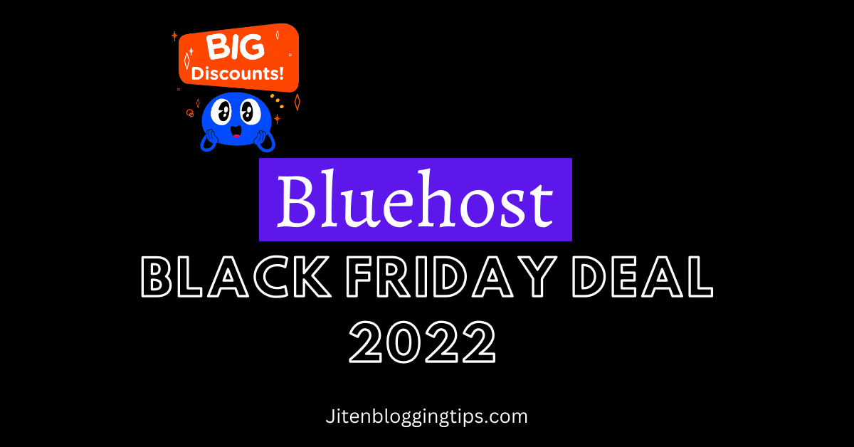 bluehost black friday sale 2022