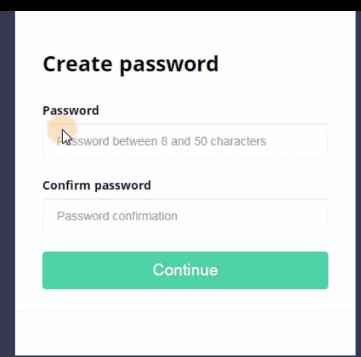 create password for hostinger account 