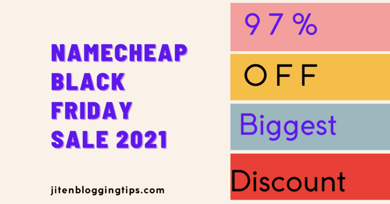 Namecheap Black Friday Deal 2022 | 97% off [Live Now]