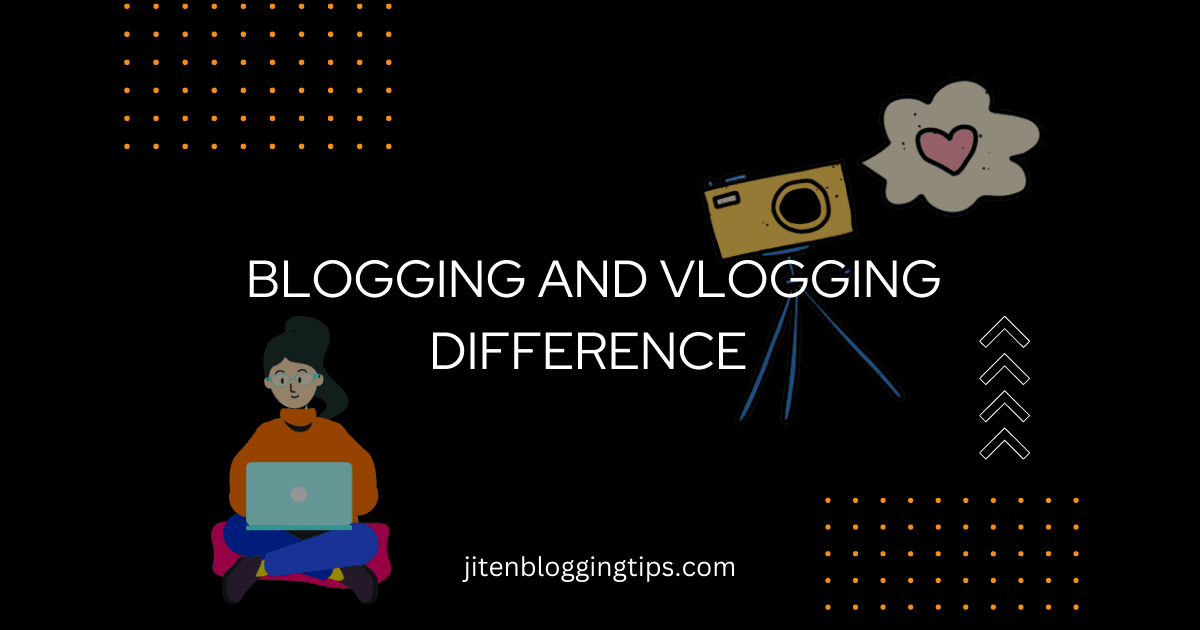 what is the difference between blogging and vlogging