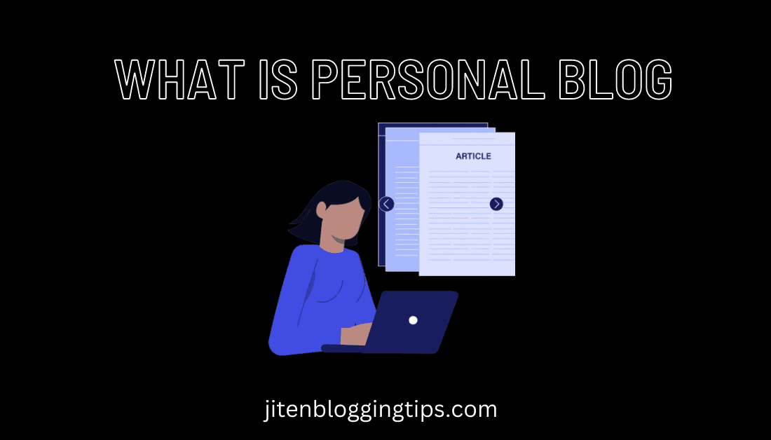 personal blog meaning